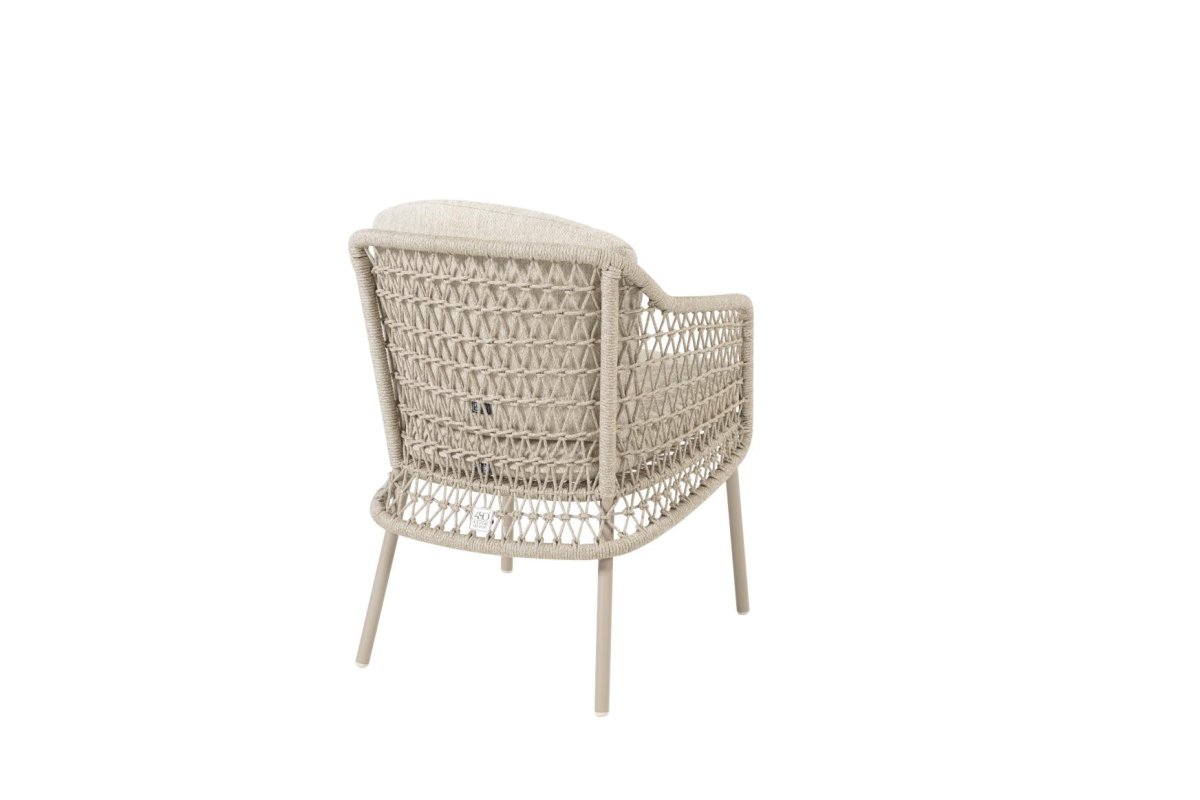 4 Seasons Outdoor Puccini Esstischgruppe mit Prado Teakholz Tisch mit Platte Ø 160 cm und Lazy Susan SALE – Bild 5