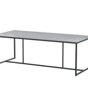 4 Seasons Outdoor Quatro Tisch mit Keramikplatte hellgrau 220 x 95 cm *** SALE ***