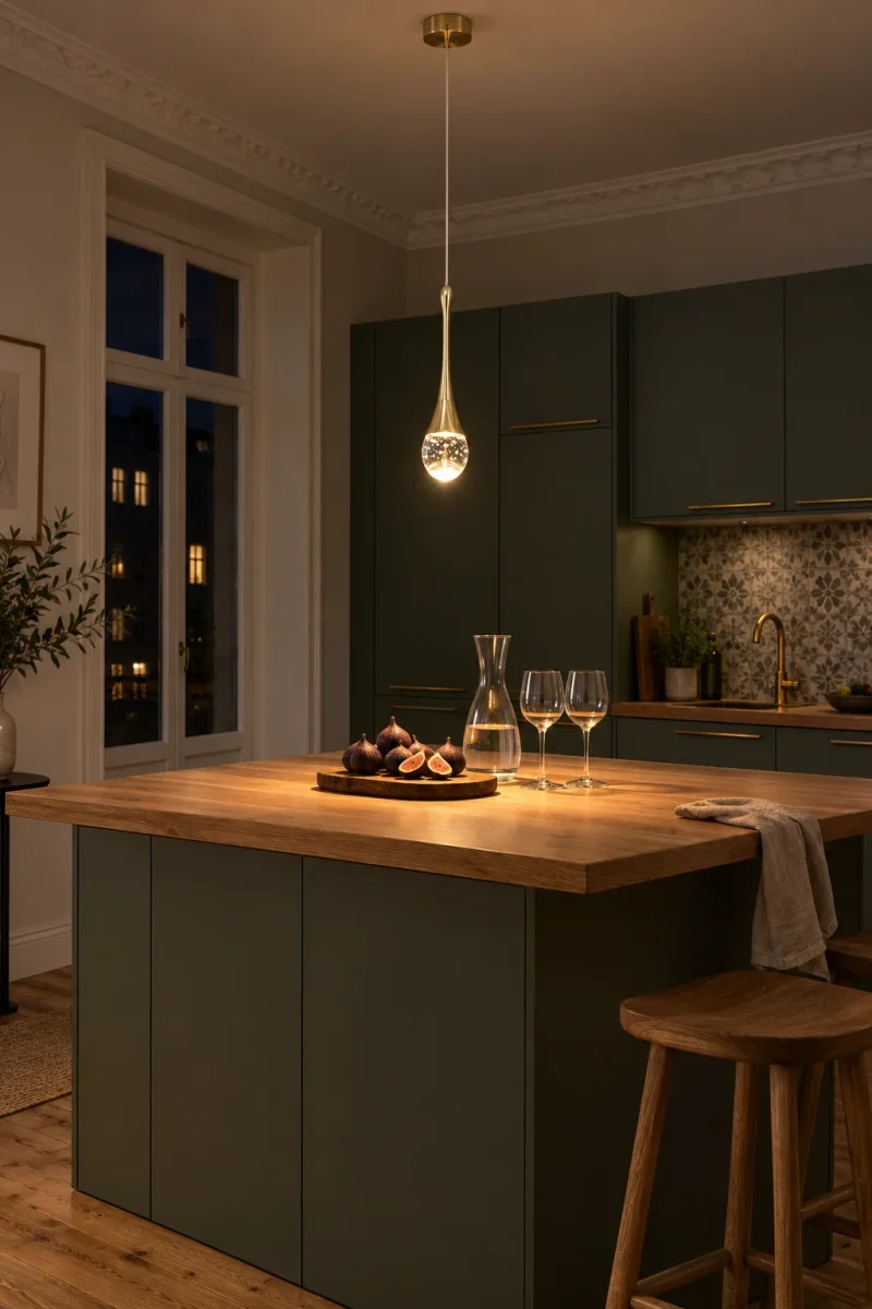 Kristall-Pendelleuchte in Blasenform im modernen Stil für Wohnzimmer und Restaurant – LED, Fernbedienung, 3 Lichtfarben, Gold oder Schwarz – Bild 2
