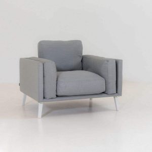 Flow. Doozy loungesessel Sunbrella lead chine