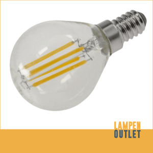 LED Filament Tropfenlampe E14 500lm 3000K