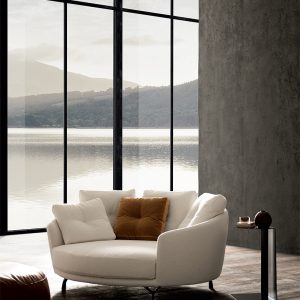 Ethos Sessel Chaiselongue, Maxisessel von Valentini, Italien
