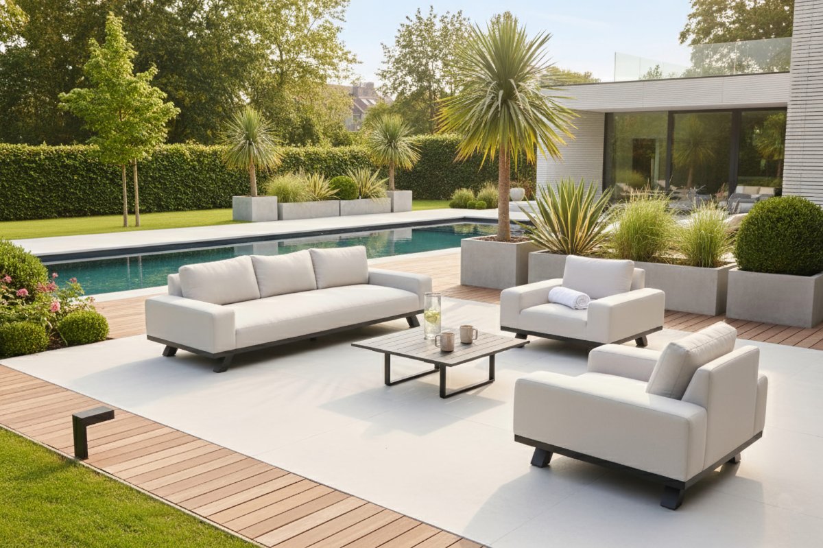 Flow. Easey Sofa-Set graumel chalk – Bild 2