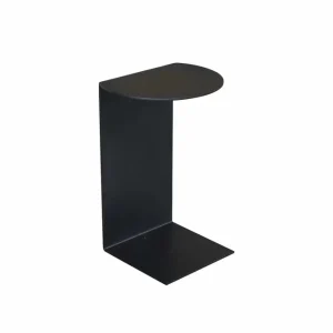 Flow U-Beistelltisch schwarz organisch