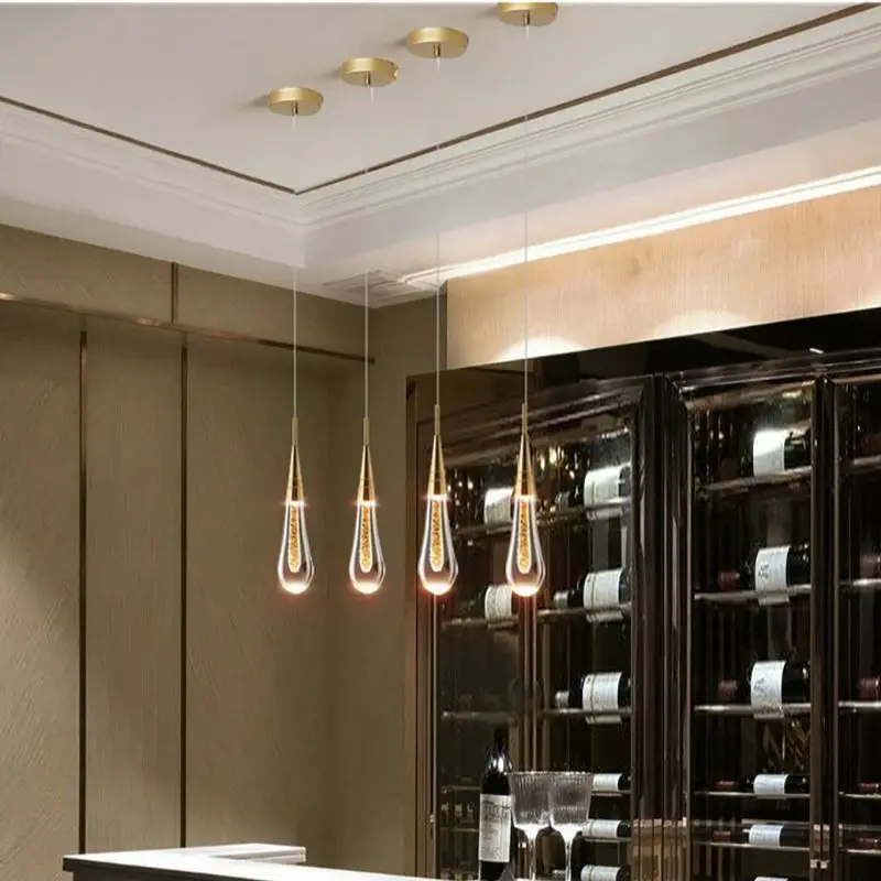 Kristall-Pendelleuchte in Blasenform im modernen Stil für Wohnzimmer und Restaurant – LED, Fernbedienung, 3 Lichtfarben, Gold oder Schwarz – Bild 4