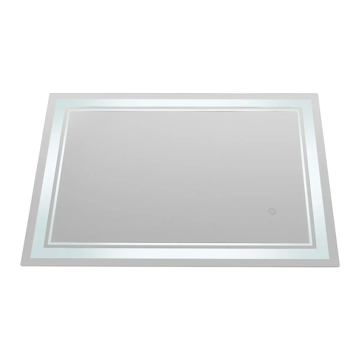 LED-Badspiegel 70 × 50 cm – Wandspiegel fürs Badezimmer – dimmbar mit Touch-Schalter, 3 Lichtfarben, Memory-Funktion, IPX4 – Bild 6