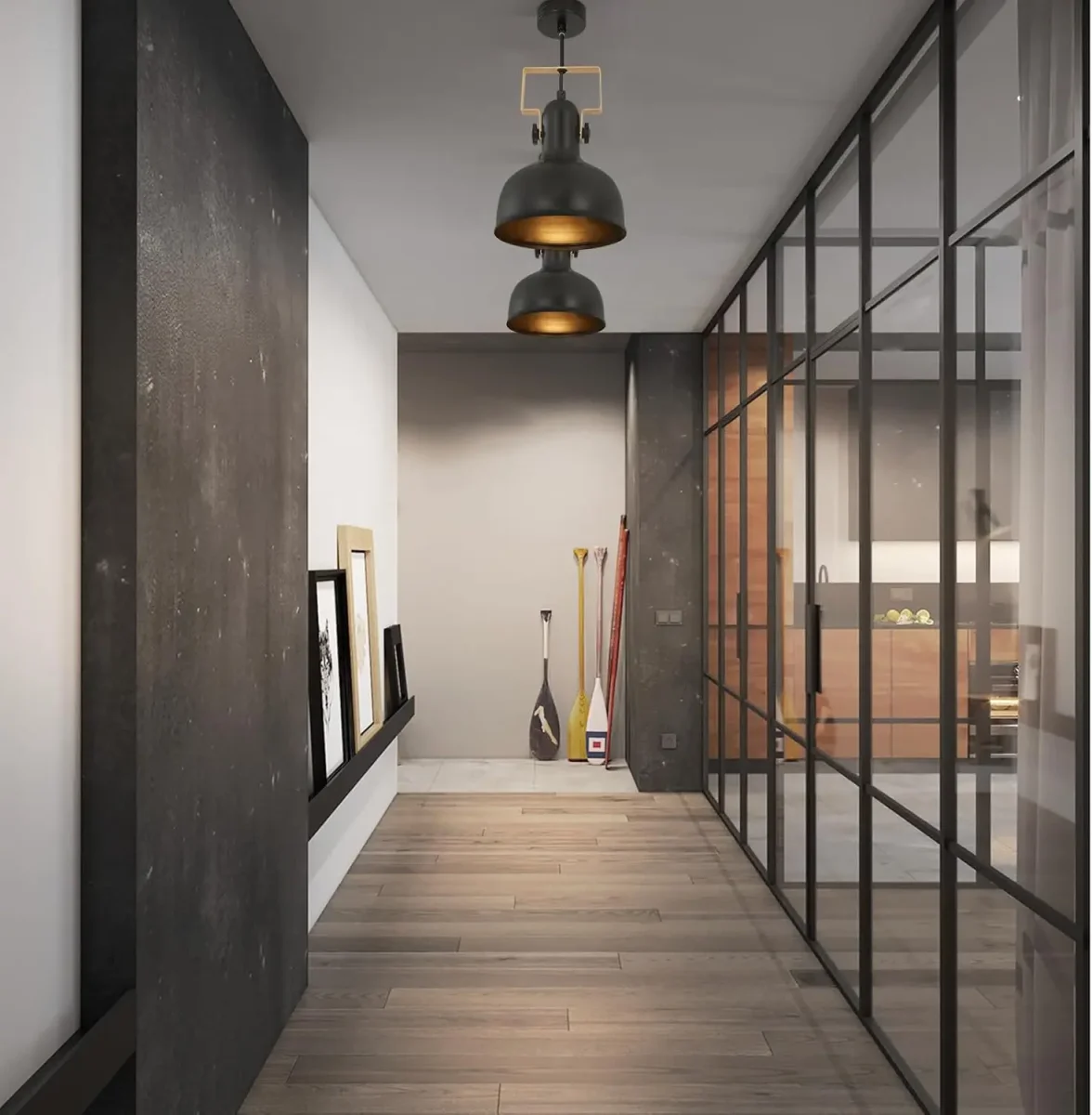 Retro-Pendelleuchte aus Eisen in Schwarz für Esstisch, Wohnzimmer und Küche – E27-Fassung, max. 40 W, Industrial-Stil – Bild 7