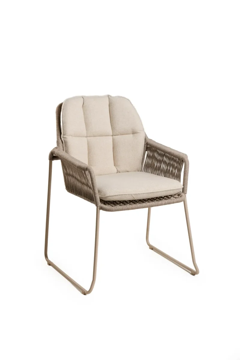 Tierra Outdoor Rivera Gartenmöbel-Set Champagner mit Oblong-Tisch 200 x 110 cm – Bild 3