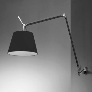 Artemide Tolomeo Mega LED Wall Wandleuchte Schwarz mit Dimmer