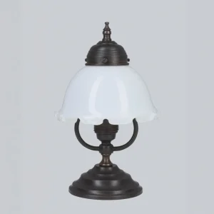 BERLINER MESSINGLAMPEN V20-16 op A Tischleuchte