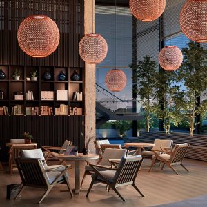Bover Nans Sphere S/60 LED-Pendelleuchte Outdoor
