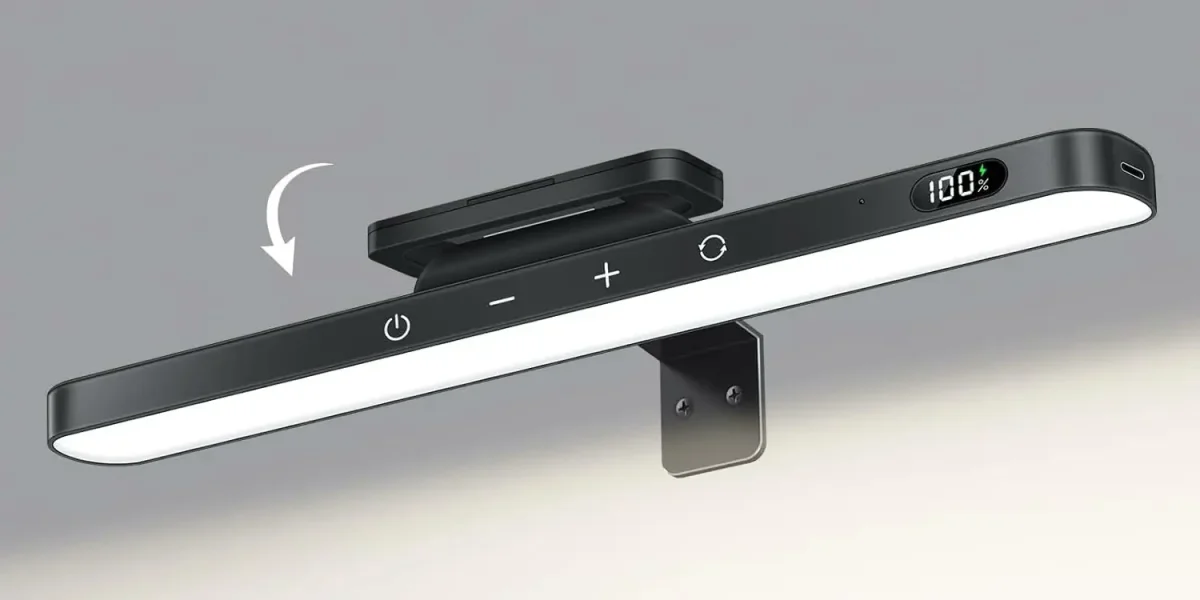 Magnetische Akku-Leselampe für Nachttisch und Leseecke – Touch-Dimmer, 2500 mAh, kabellos, Schwarz, Weiß oder Gold – Bild 9