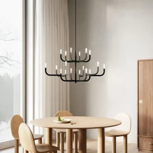Luceplan J-us Suspension Kronleuchter 18-flammig