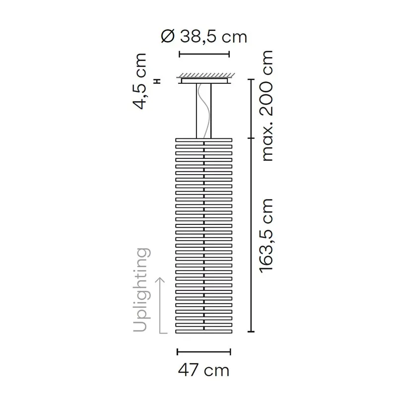Vibia Rhythm Vertical 2142 LED-Pendelleuchte – Bild 9